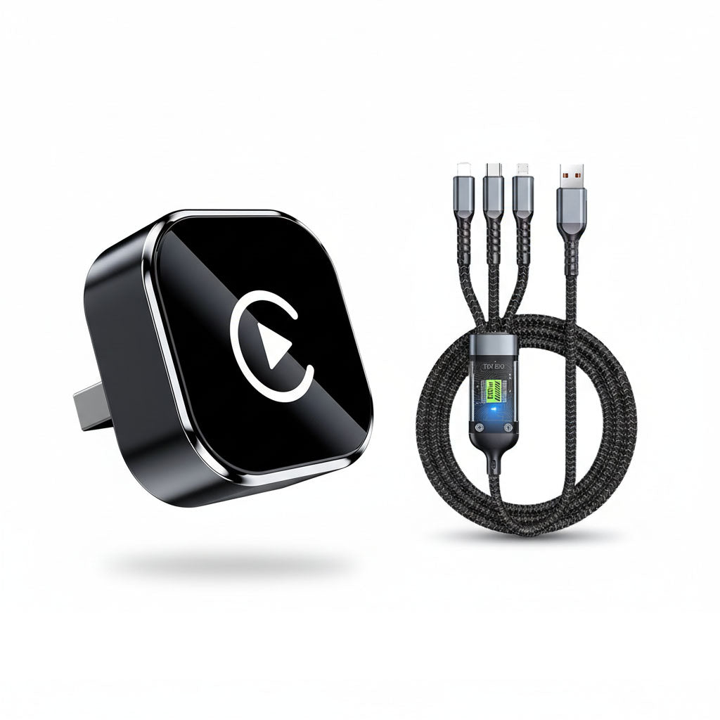📢📢50% OFF!🔥2-in-1 Wireless Adapter for iPhone & Android Auto