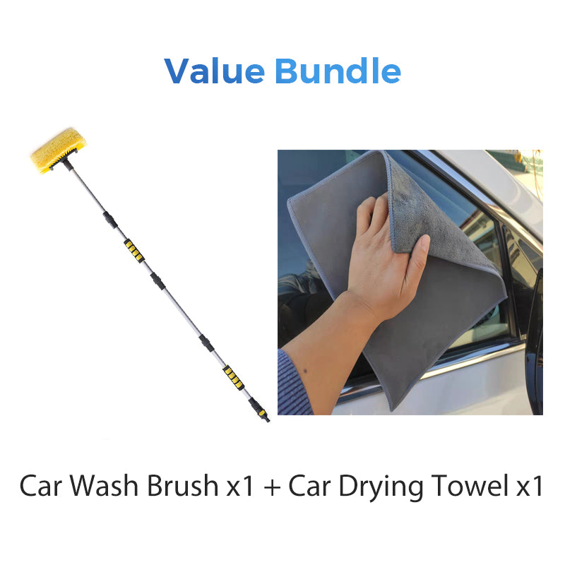 π Extendable Car Wash Brush β 60" Long Handle, 360Β° Clean! β¨ Reach higher, scrub smarter β gentle on paint, tough on dirt! π§Όπ¦