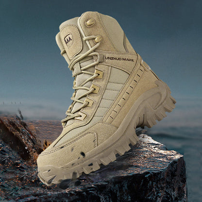 🥾67% OFF LAST DAY! 🔥 Tactical Sports Boots - Waterproof & Non-Slip Grip, Reinforced Toe for Outdoor/Training/Military Use ⚡📦