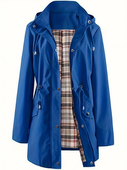 🔥Solid Color Casual Jackets, Waterproof and Windproof Coats, Hooded Windbreakers