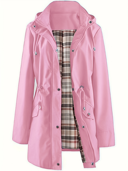 🔥Solid Color Casual Jackets, Waterproof and Windproof Coats, Hooded Windbreakers