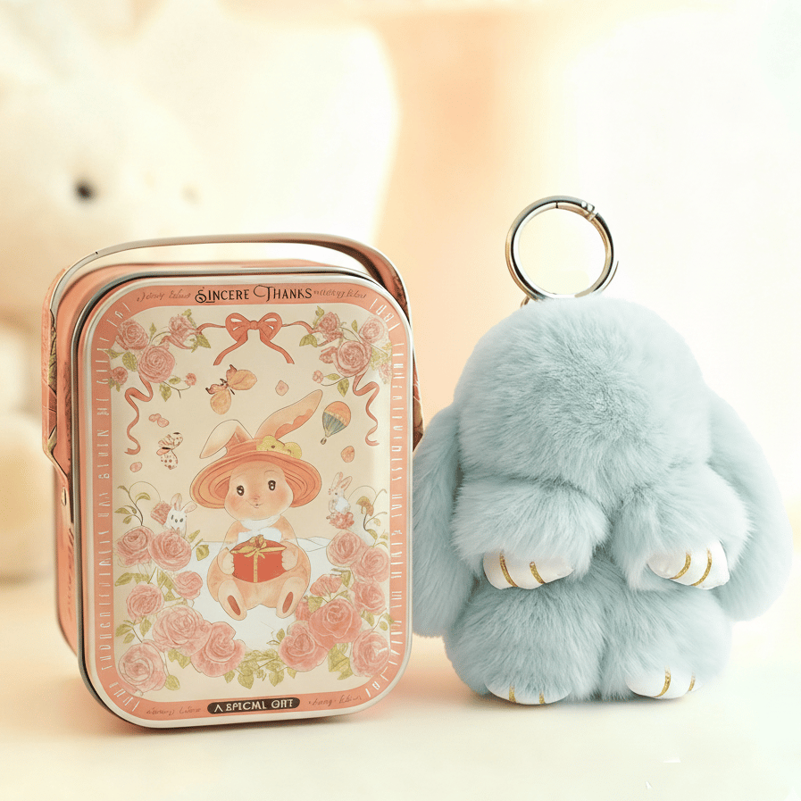 ⏳LAST WEEK SALE: ￡6.99!!🐰Handmade Soft Bunny PomPom Charms