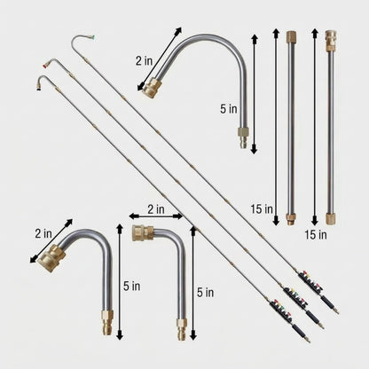 4000 PSI High-Pressure Cleaning Wand Set
