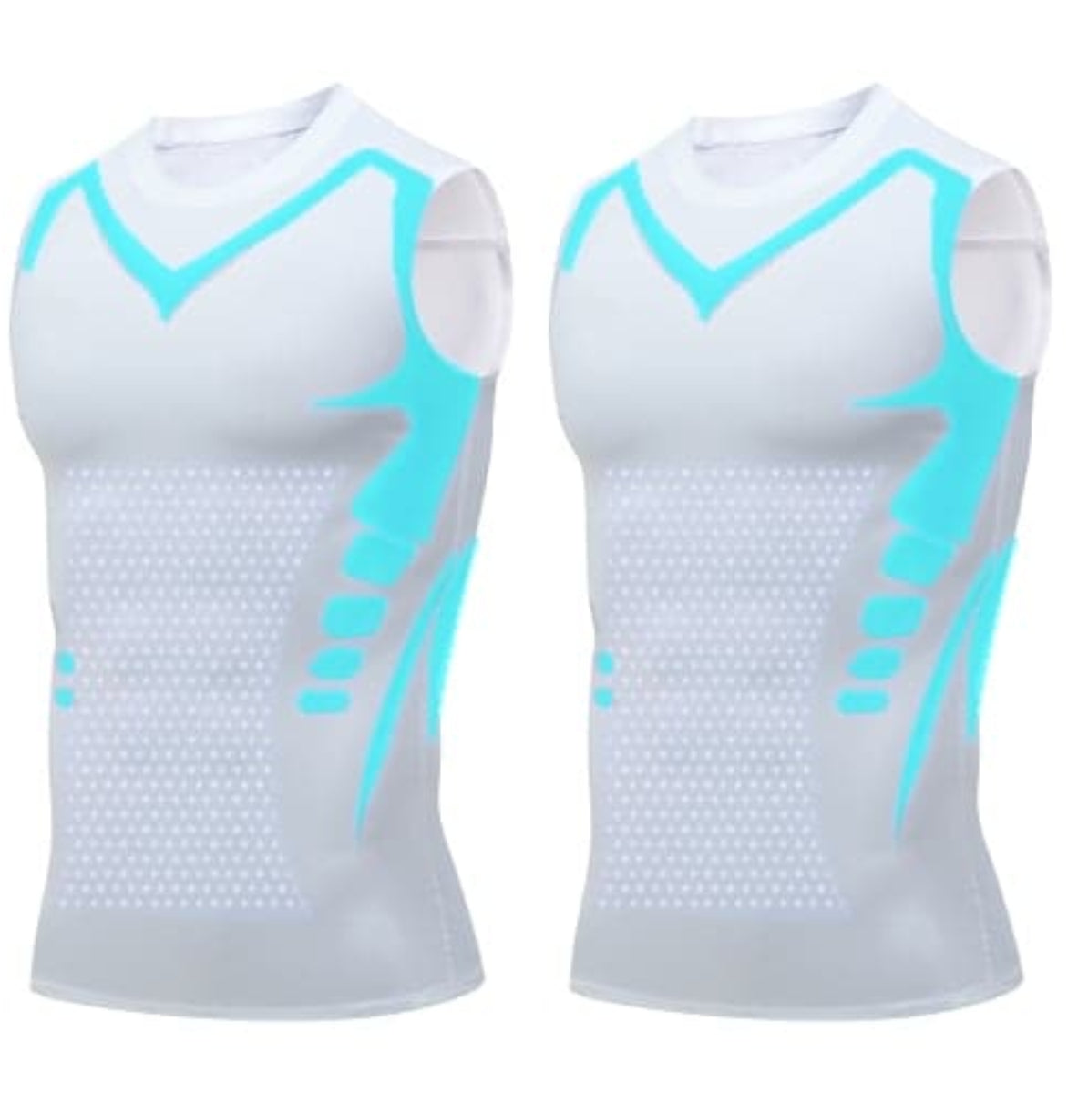 🏆 Last Day Special Price £9.77 ! 🔥Ionic Shaping Vest – Compression & Cooling – Body Contouring & Sleeveless – Invisible Under Clothes 🕶️
