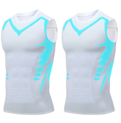 🏆 Last Day Special Price £9.77 ! 🔥Ionic Shaping Vest – Compression & Cooling – Body Contouring & Sleeveless – Invisible Under Clothes 🕶️