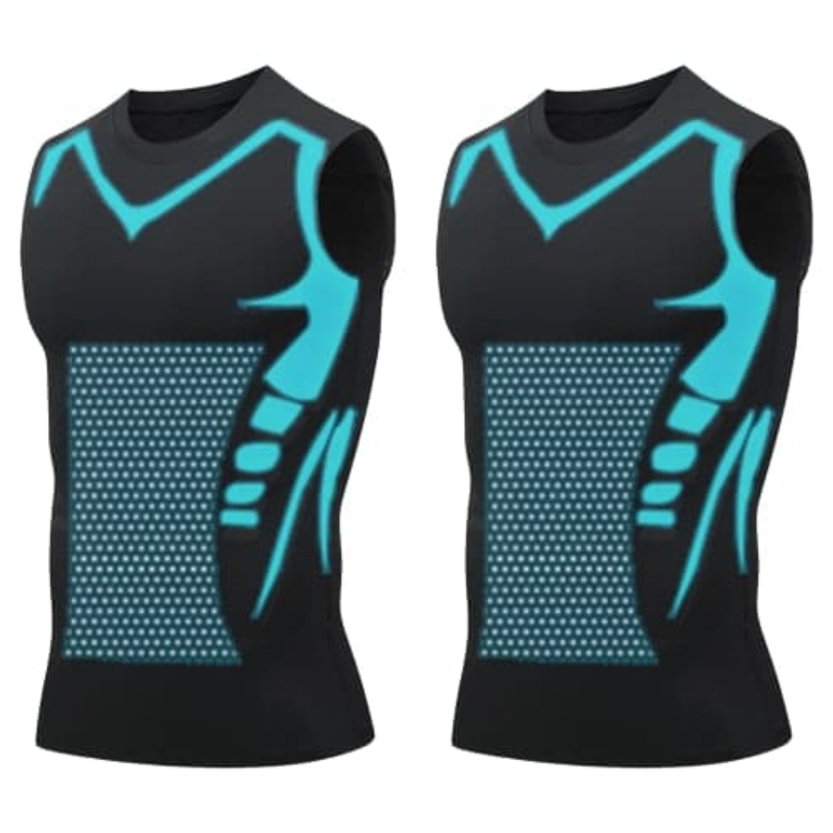 🏆 Last Day Special Price £9.77 ! 🔥Ionic Shaping Vest – Compression & Cooling – Body Contouring & Sleeveless – Invisible Under Clothes 🕶️