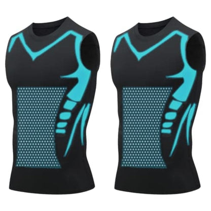 🏆 Last Day Special Price £9.77 ! 🔥Ionic Shaping Vest – Compression & Cooling – Body Contouring & Sleeveless – Invisible Under Clothes 🕶️