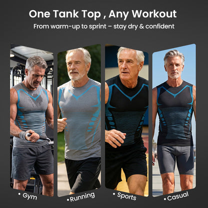 🏆 Last Day Special Price £9.77 ! 🔥Ionic Shaping Vest – Compression & Cooling – Body Contouring & Sleeveless – Invisible Under Clothes 🕶️
