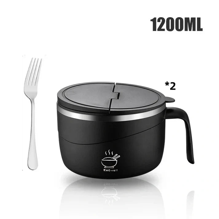 ⏳LAST DAY SALE 50% OFF💕304 Stainless Steel Multi-Purpose Anti-Scald Large-Capacity Instant Noodle Bowl