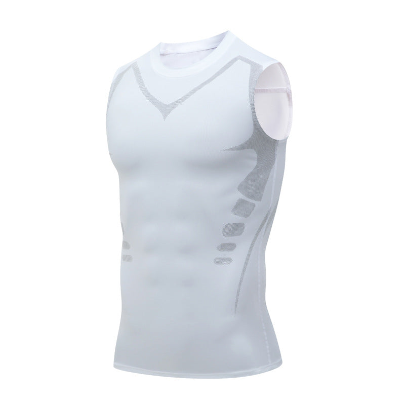 🏆 Last Day Special Price £9.77 ! 🔥Ionic Shaping Vest – Compression & Cooling – Body Contouring & Sleeveless – Invisible Under Clothes 🕶️