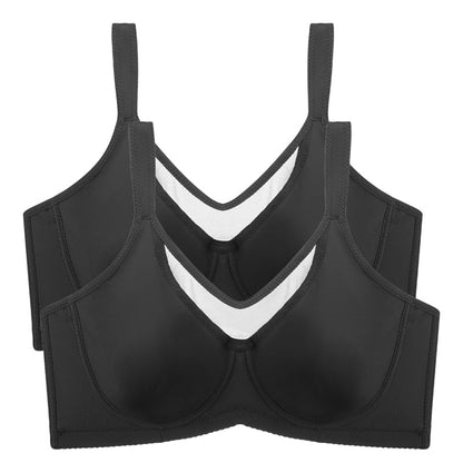🏆 Last Day Special Price £9.99! 💐Women's Elegant Sheer Full Coverage Plus Size Bra