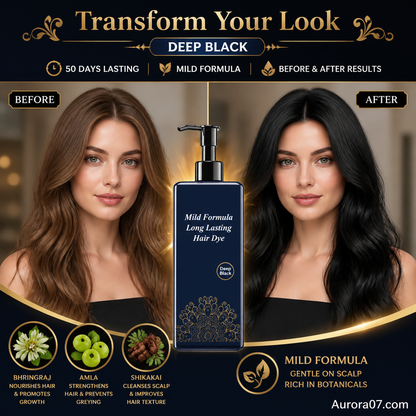 💞BUY 2 GET 1 FREE💞🌿Plant-Based Hair Coloring Cream - Mild Formula Long Lasting
