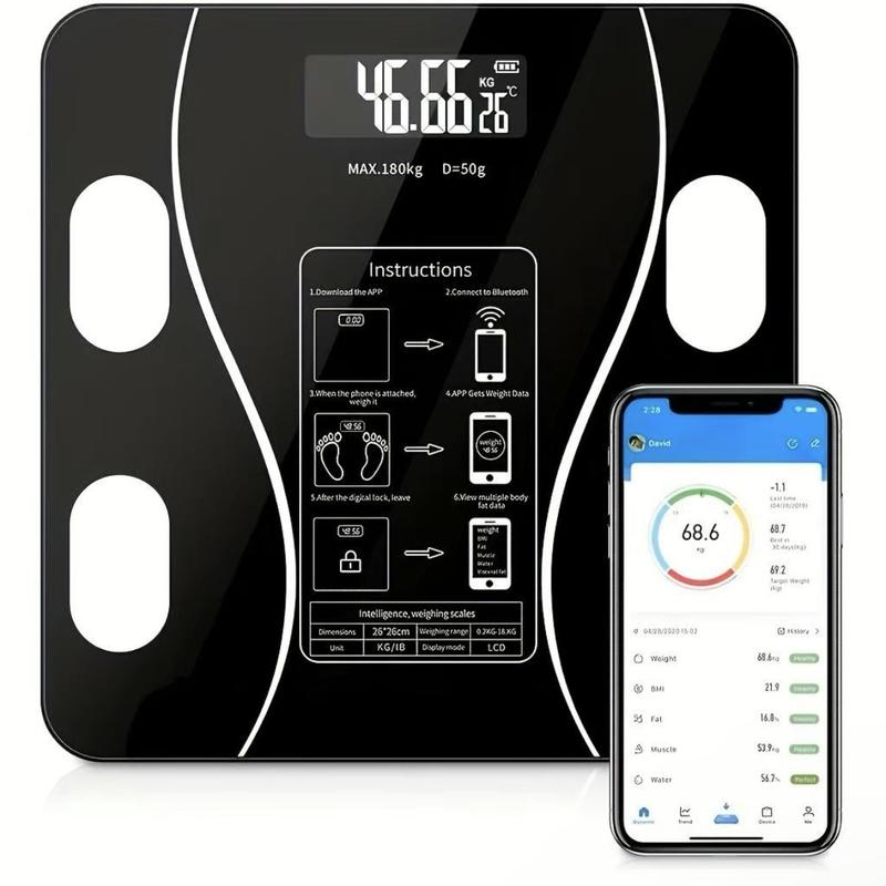 ⏳LAST DAY SALE 60% OFF🔥Smart BMI Digital Wireless Weight Scales with LCD Display