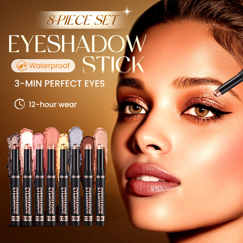 🎅ONLY TODAY -￡9.99 FOR 8 PCS!!🎄50K+ SOLD! 🎁✨8 Colors Glitter Eyeshadow Stick