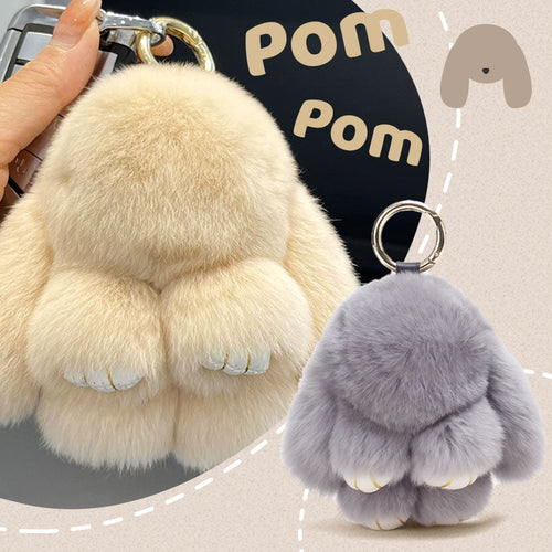 ⏳LAST WEEK SALE: ￡6.99!!🐰Handmade Soft Bunny PomPom Charms