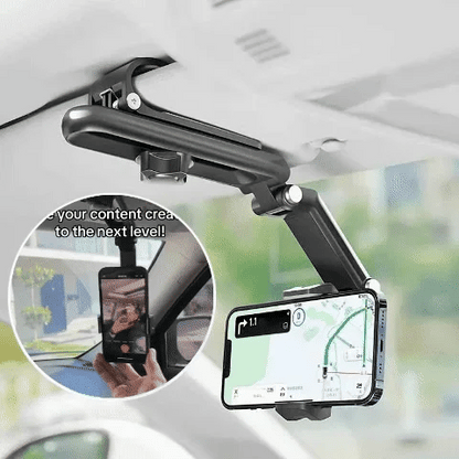 📢📢50%  OFF !! ⏰ Rotatable and Retractable Car Phone Holder
