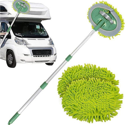 Durable Aluminum Long Handle Telescopic Car Wash Mop