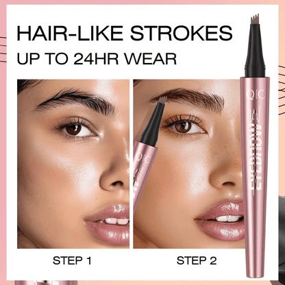 💞50K+ SOLD!💥✏️ BUY 1 GET 1 FREE! ✨ 3D Microblading Eyebrow Pencil – 4-Prong Tip, Waterproof & Natural Hair-Like Strokes 🖌️