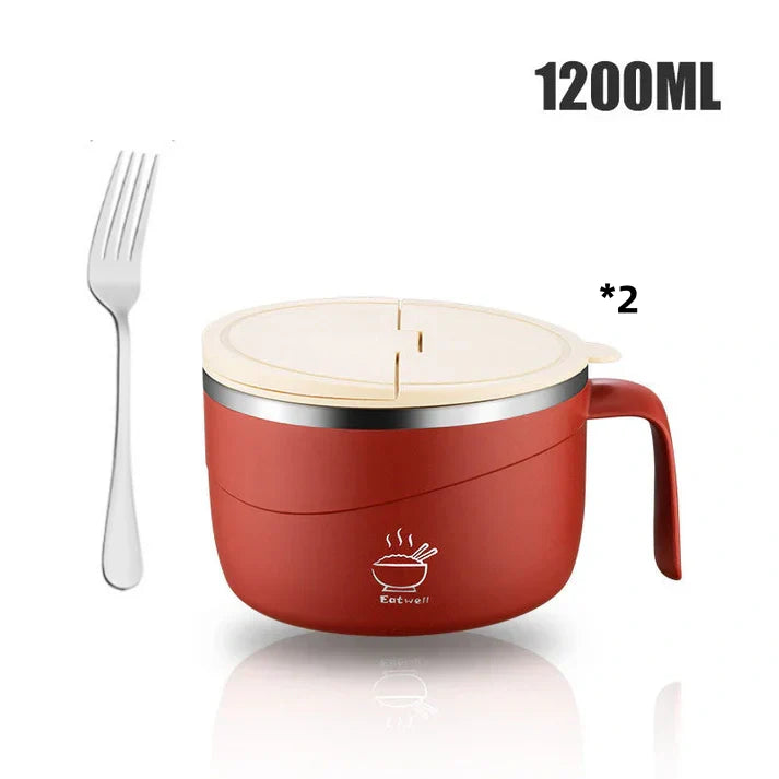 ⏳LAST DAY SALE 50% OFF💕304 Stainless Steel Multi-Purpose Anti-Scald Large-Capacity Instant Noodle Bowl