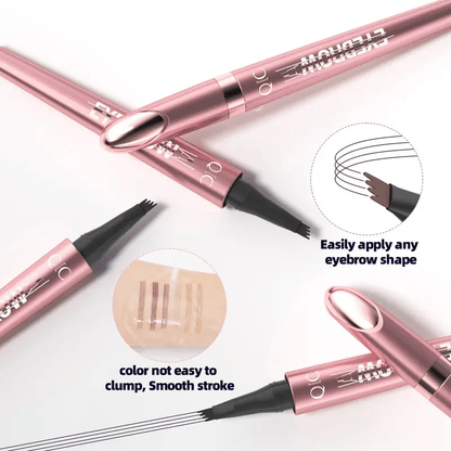 💞50K+ SOLD!💥✏️ BUY 1 GET 1 FREE! ✨ 3D Microblading Eyebrow Pencil – 4-Prong Tip, Waterproof & Natural Hair-Like Strokes 🖌️