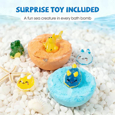 📢📢50% OFF !!!⏰🛁Bath Bomb Gift Set for Kids