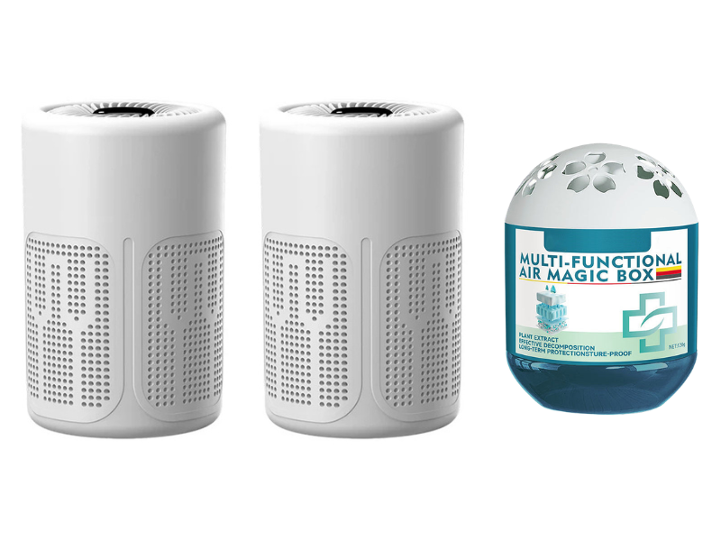 🌬️ 50% OFF! 🔥 Compact home air purifier – Quiet, energy-efficient, and perfect for allergy sufferers, dust, and pet hair 🏠