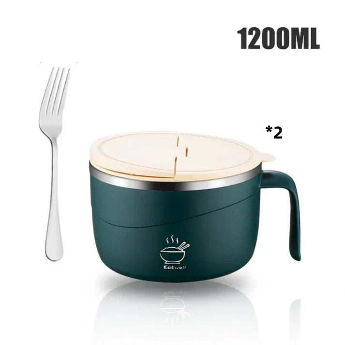 ⏳LAST DAY SALE 50% OFF💕304 Stainless Steel Multi-Purpose Anti-Scald Large-Capacity Instant Noodle Bowl