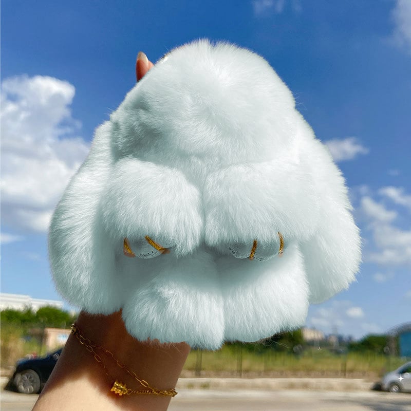⏳LAST WEEK SALE: ￡6.99!!🐰Handmade Soft Bunny PomPom Charms