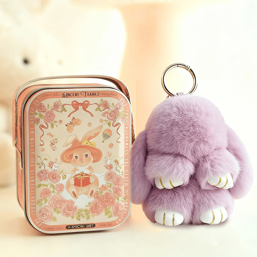⏳LAST WEEK SALE: ￡6.99!!🐰Handmade Soft Bunny PomPom Charms