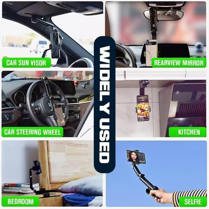📢📢50%  OFF !! ⏰ Rotatable and Retractable Car Phone Holder