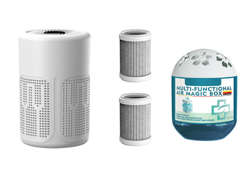 🌬️ 50% OFF! 🔥 Compact home air purifier – Quiet, energy-efficient, and perfect for allergy sufferers, dust, and pet hair 🏠