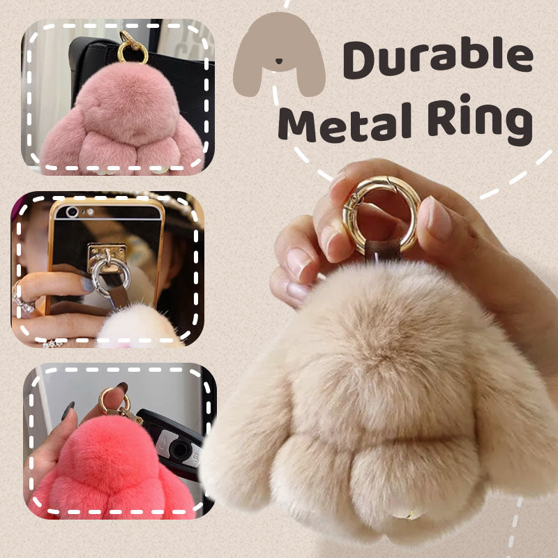 ⏳LAST WEEK SALE: ￡6.99!!🐰Handmade Soft Bunny PomPom Charms