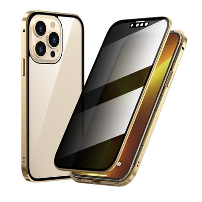 🎁Hot Sale 50% OFF⏳Magnetic iPhone case with privacy glass and metal