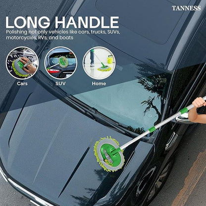 Durable Aluminum Long Handle Telescopic Car Wash Mop