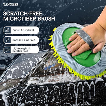 Durable Aluminum Long Handle Telescopic Car Wash Mop
