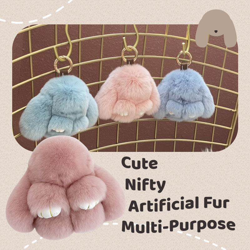 ⏳LAST WEEK SALE: ￡6.99!!🐰Handmade Soft Bunny PomPom Charms