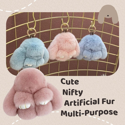 ⏳LAST WEEK SALE: ￡6.99!!🐰Handmade Soft Bunny PomPom Charms
