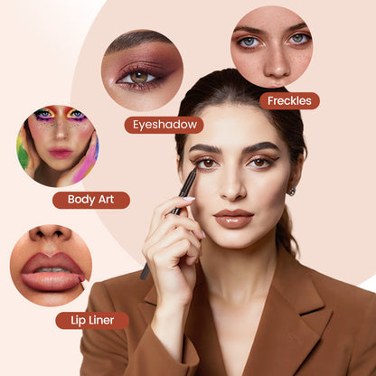 🔥LAST DAY SALE ONLY ￡9.99!!💧14-Pack Waterproof Colored Gel Eyeliner Pencil – Metallic & Shimmer Finishes, Smudge-Proof（Pencil sharpener color is random）