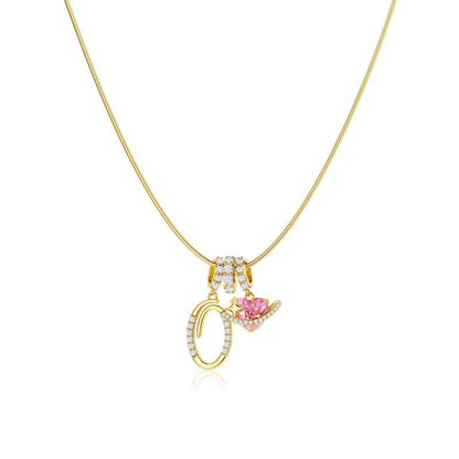 💖Last Day 50% OFF✨3-Layering Initial A-Z Letter Pendant Necklaces🎀