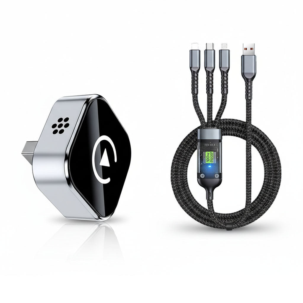 📢📢50% OFF!🔥2-in-1 Wireless Adapter for iPhone & Android Auto