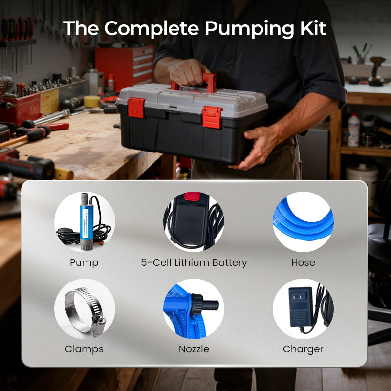 ✨New Year Sale✨ 50% OFF!—High-Power Oil & Water Pump Set