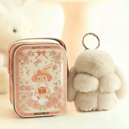 ⏳LAST WEEK SALE: ￡6.99!!🐰Handmade Soft Bunny PomPom Charms
