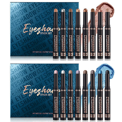 🎅ONLY TODAY -￡9.99 FOR 8 PCS!!🎄50K+ SOLD! 🎁✨8 Colors Glitter Eyeshadow Stick