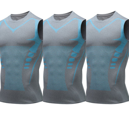 🏆 Last Day Special Price £9.77 ! 🔥Ionic Shaping Vest – Compression & Cooling – Body Contouring & Sleeveless – Invisible Under Clothes 🕶️