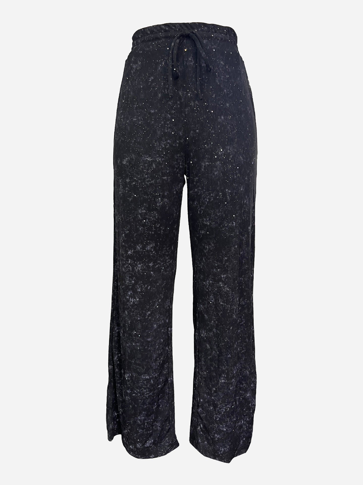 🎄LAST DAY SALE 50% OFF✨Women's Sequin Sparkle Wide Leg Pants with Elastic Waistband✨💃
