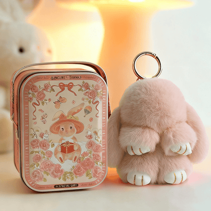 ⏳LAST WEEK SALE: ￡6.99!!🐰Handmade Soft Bunny PomPom Charms
