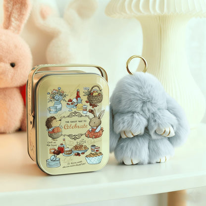 ⏳LAST WEEK SALE: ￡6.99!!🐰Handmade Soft Bunny PomPom Charms