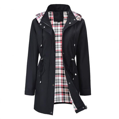 🔥Solid Color Casual Jackets, Waterproof and Windproof Coats, Hooded Windbreakers