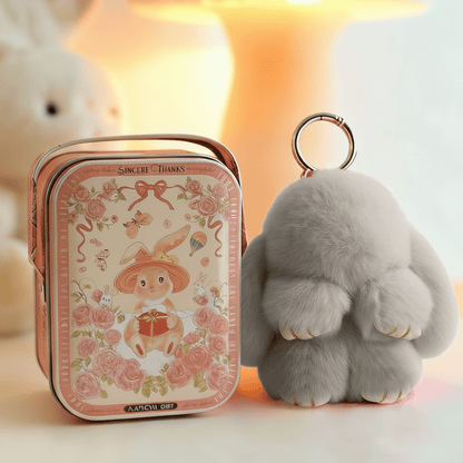 ⏳LAST WEEK SALE: ￡6.99!!🐰Handmade Soft Bunny PomPom Charms