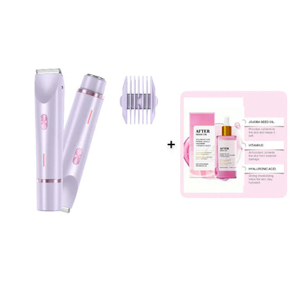 🩷LAST DAY PROMOTION - 50%OFF🩷Electric Bikini Trimmer for Women, Rechargeable 2 in 1 Body & Facial Hair Removal